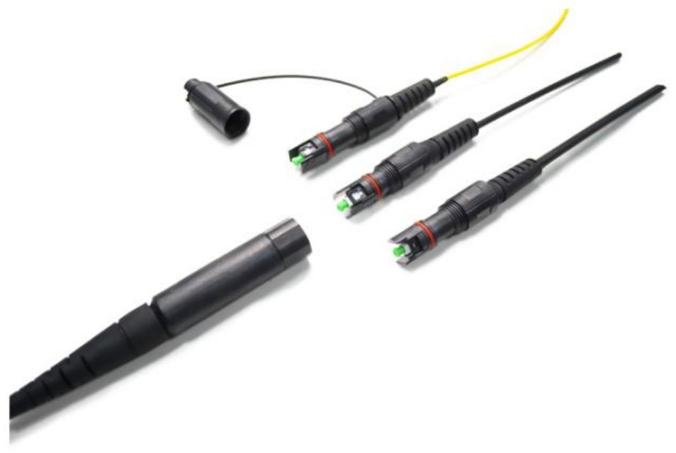 OptiTap®-compatible / Mini SC / flat drop — Pre-Connectorised Drop Cable Assemblies