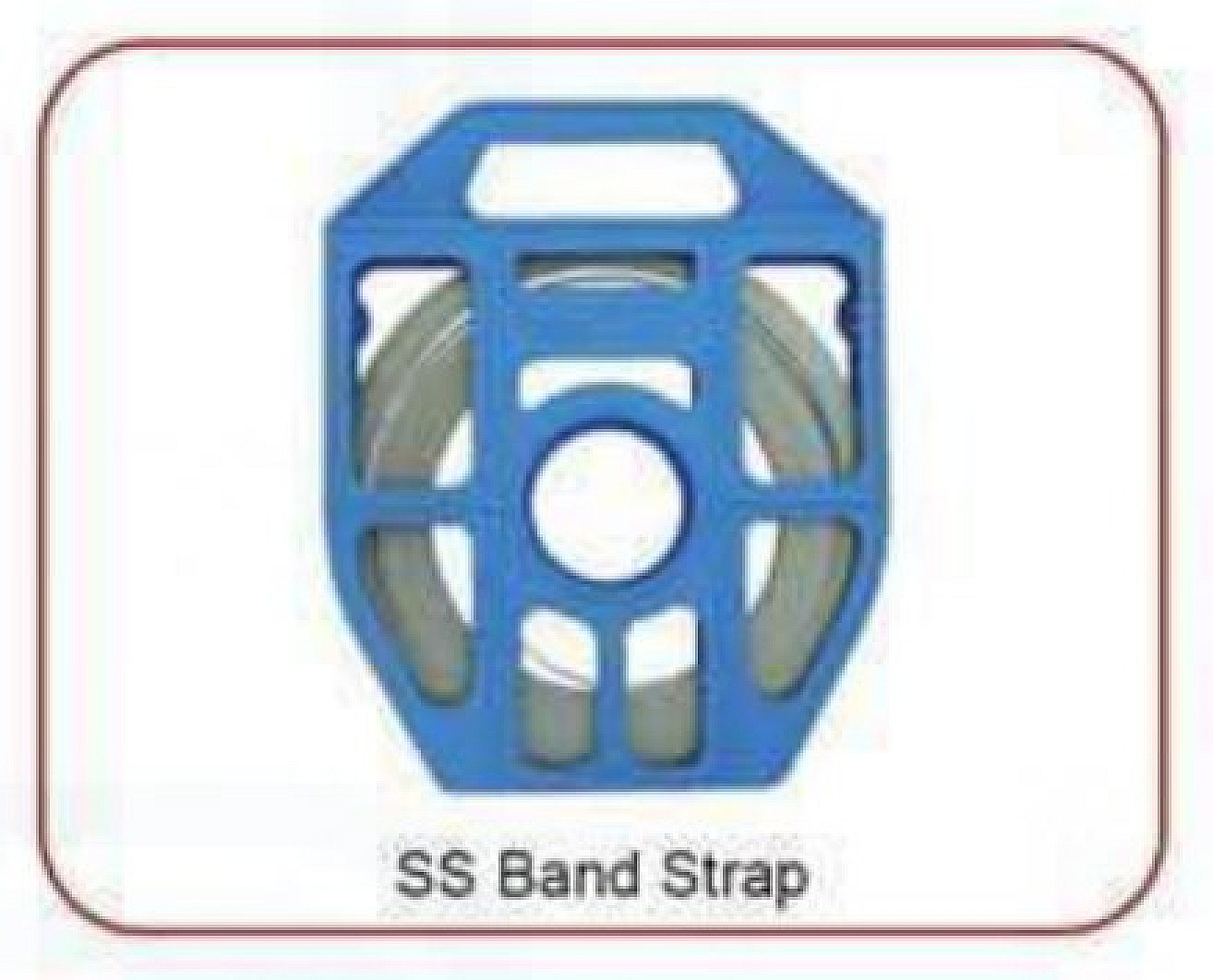 SS band strap · buckles · tool — Stainless-Steel Band Strap, Buckles and Tensioning Tool